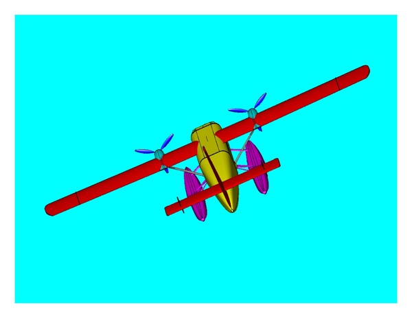 dxf float utility aircraft - Twin Otter Float dwg.7z or .dxf (zip) by RodgerSaintJohn